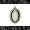 Blue and White Virgin of Guadalupe 25mm x 18mm Cameos - Set of Six - CAM281